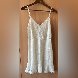Speechless, short, white, lace dress- Size M